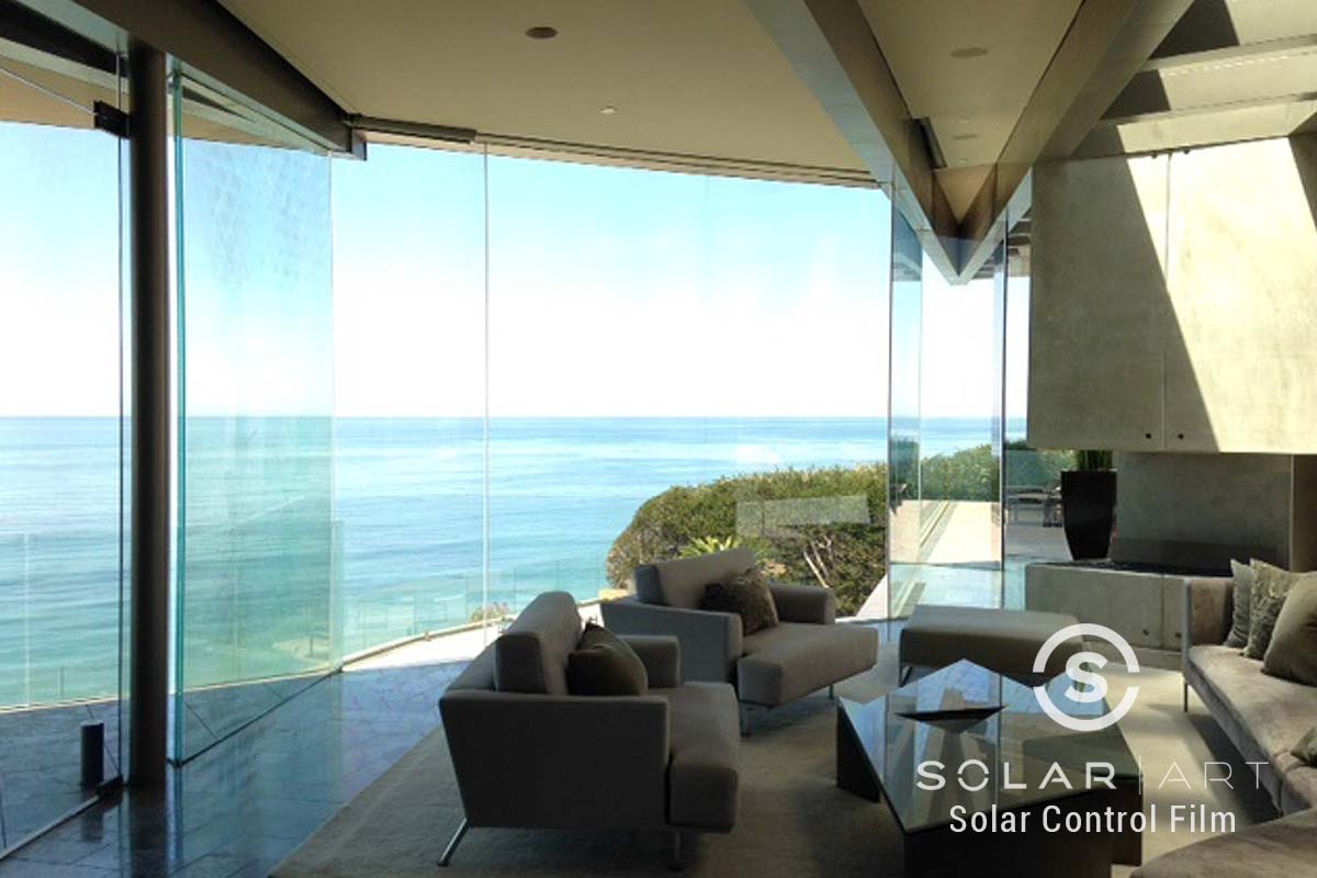 Ceramic Window Tint Installation at a Home in La Jolla, California