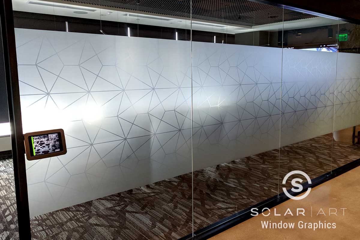 Custom Printed Graphics Installation at Epic Games in Bellevue, Washington