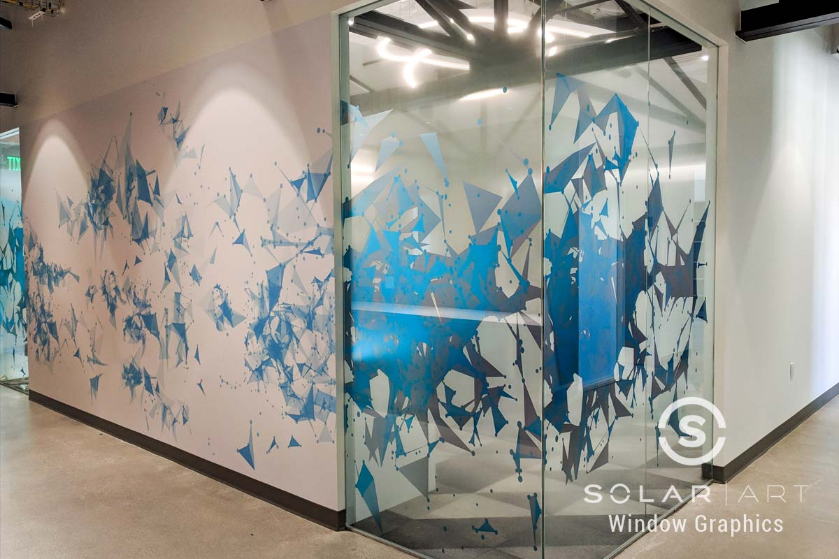 Custom Vinyl Installation at Caltech University in Pasadena, California