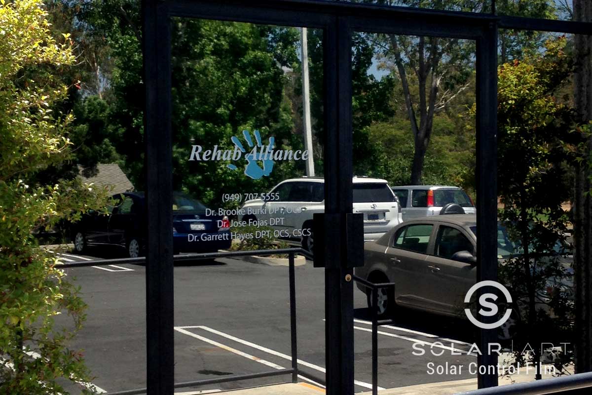 One Way Window Film Installation at Rehab Alliance in Laguna Hills, California