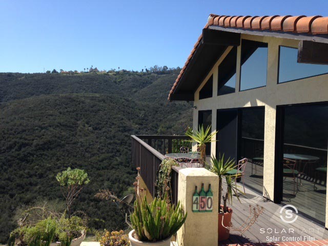 Reflective Window Film Installation at a Home in Temecula, California