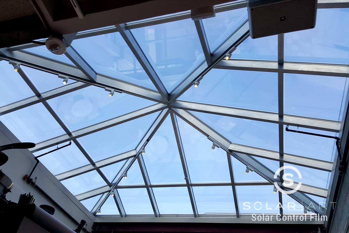 Skylight Window Film Installation to the Westfield Mall in Santa Ana, California