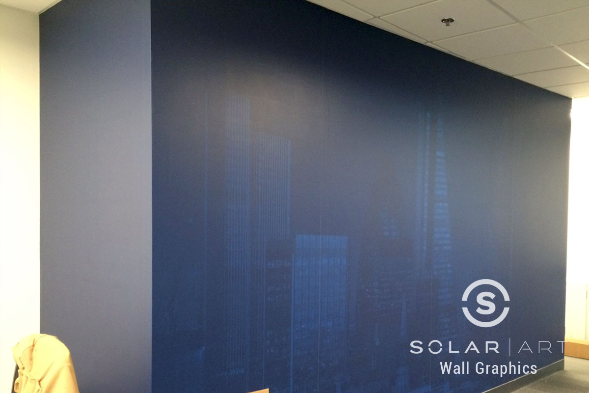 Wall Mural Installation at Certain, Inc. in San Francisco, California