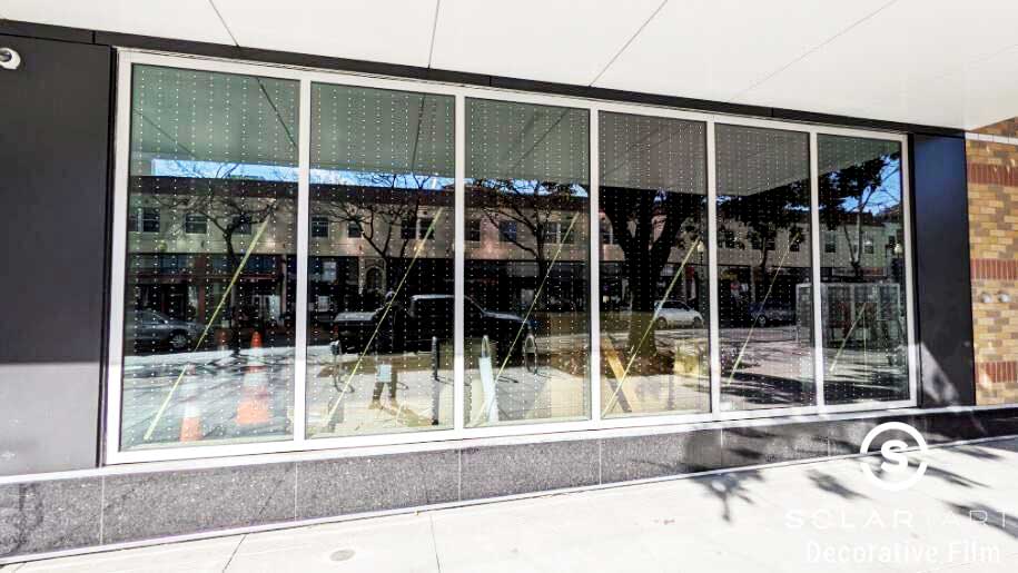 Decorative Window Film at a Hotel in Berkeley, California