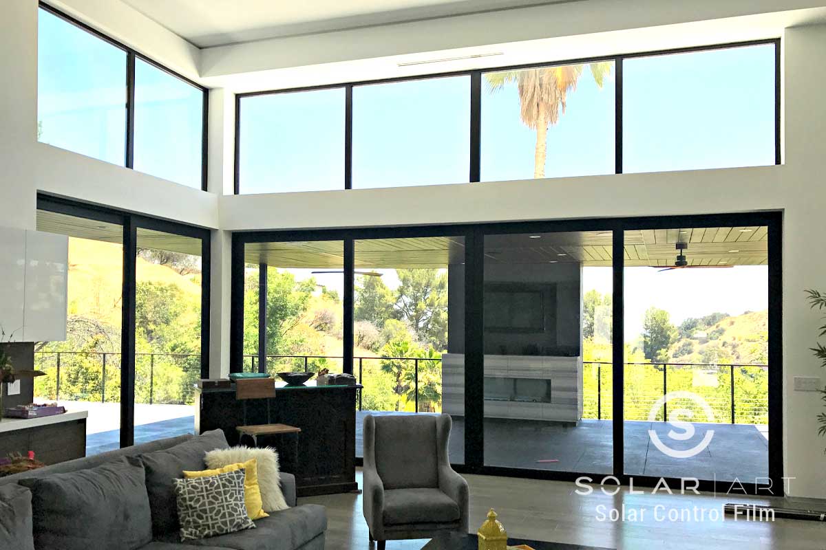 Energy Saving Window Film Installation to a Home in Palo Alto, California